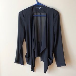 Forever 21 ⭐️ Black Shear Vest